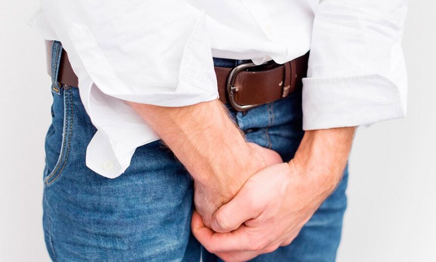 Dor na zona da ingle con prostatite